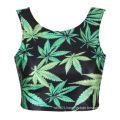 Ladies Sexy Marijuana Pot Weed Dope Summer Tank Top (JP-2015T242)
